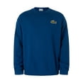 thumbnail image 5 of Lacoste Loose Textured Logo Sweatshirt, Blue, 5 of 5