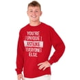 thumbnail image 5 of Unique Like Everyone Else Funny Long Sleeve TShirt Men Women Brisco Brands M, 5 of 6