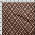 thumbnail image 3 of oneOone Cotton Silk Fabric Geometric Ikat Print Fabric By Yard 42 Inch Wide, 3 of 4