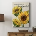 thumbnail image 5 of Fresh Picked Sunflowers Premium Gallery Wrapped Canvas - Ready to Hang, 5 of 9