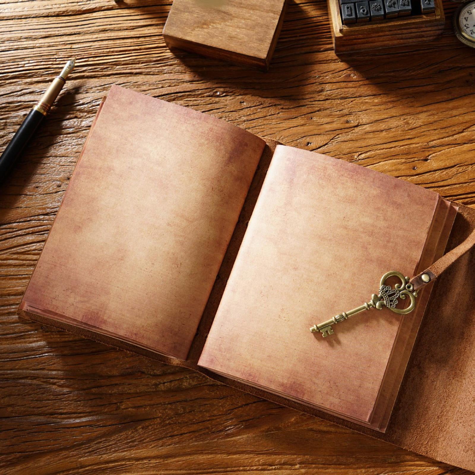 Giaone Vintage Magic Journey Diary Notepad Planner Notebook with for Key Orname