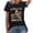 Black, variant on Womens Western "Love Live Cowgirls" T-Shirt Country Style Loose Crewneck Short Sleeve Graphic Tee Retro Cowboy Culture Summer Fashion Top