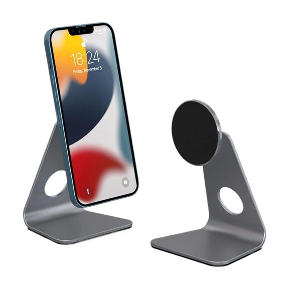 CHUNYAN For iPhone16 15 14 13 12 Pro Max Magsafe Adsorption Stand for iPad Android Phone Tablet Magnetic Holder Aluminum Bracket Support