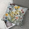 thumbnail image 7 of nygtbtfer Pack of 2 Embroidered Decorative Pillowcases Throw Pillow Cushion Cases Square Pillow Case White, 7 of 7