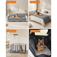 thumbnail image 4 of Feandrea Manta Impermeable para Perros Grandes, 208 x 132 cm, Funda Lavable a Máquina para Sofá, para Mascotas, Antideslizante, Gris Paloma, 4 of 5