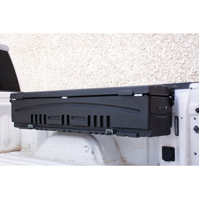 Du-Ha Cargo Organizer 70800 Humpstor; Mounts In Truck Bed Above Wheel Well; Lockable; Black; Polyethylene; With Organizer/Gun Rack/Brackets To Clamp The Truck Bed Rail