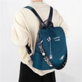 thumbnail image 3 of Qarigey Mochila funcional y de moda para mujer, cualquier ocasión, mochilas para mujer, mochila de viaje, bolsas Mochilas Azul, 3 of 6