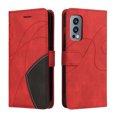 thumbnail image 4 of Compatible OnePlus Nord 2 5G Case, Leather Wallet Case Stand View Magnetic Clasp Book Flip Folio Phone Cover - Red, 4 of 5