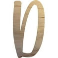 thumbnail image 1 of Blank Wooden Craft Letter D, Unfinished 18'' Tall Wood Alphabet Letter, Wall Hanging Hometown, 1 of 3