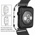 thumbnail image 3 of PINHEN Band Compatible with Apple Watch Band with Case 40mm 44mm, Stainless Steel Mesh Milanese Loop with Adjustable Magnetic Closure Replacement Wristband iWatch Band iWatch Series SE 6 5 4, 3 of 6