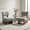 Gray, variant on [Set of 2] Modern Grey Lounge Accent Chair with Polyester Upholstery and Walnut Wood Base