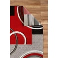 thumbnail image 5 of GLORY RUGS Area Rug Modern Soft Hand Carved Contemporary Floor Carpet with Premium Fluffy Texture for Indoor Living Dining Room and Bedroom Area (4x6, Red), 5 of 6