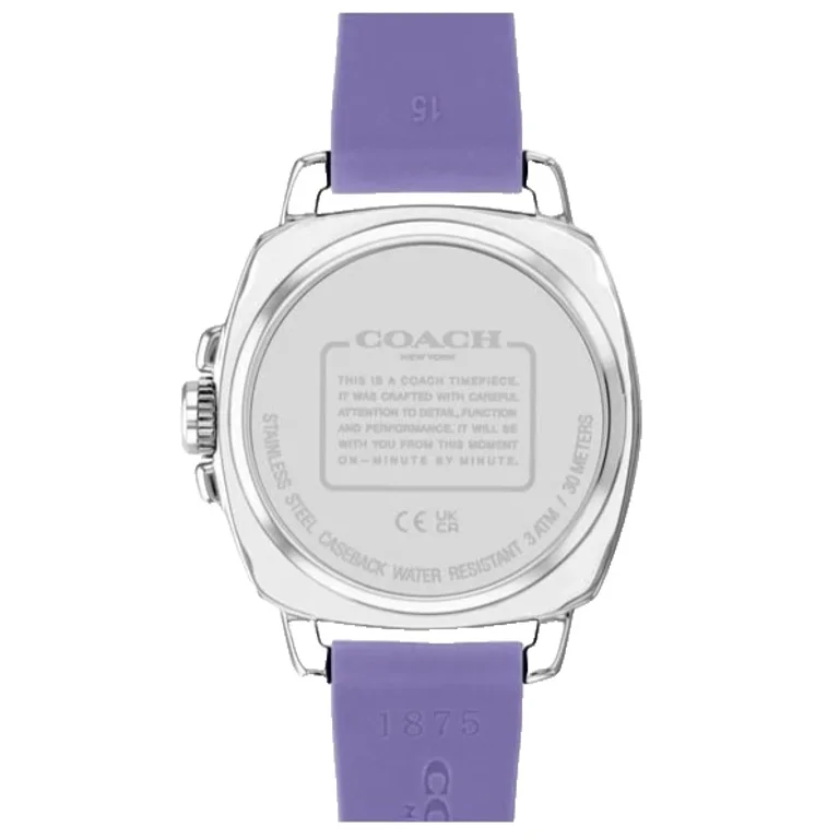Coach Purple Women\'s Watch silver detailing Coach New York Women main image 4