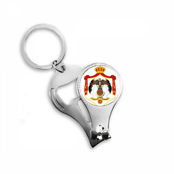 jordan asia national emblem nail nipper key chain bottle opener clipper
