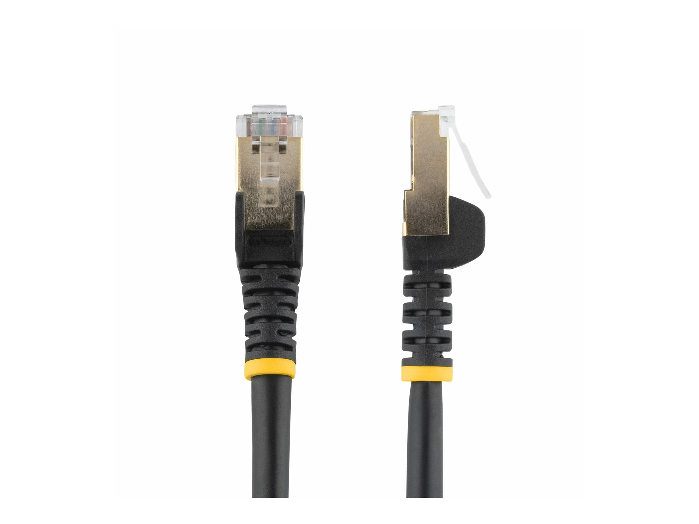 StarTech 1,5m CAT6a Ethernet Cable, 10 GbE Category 6a Shielded Snagless 100W PoE Patch Cord, Black