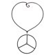 thumbnail image 5 of unbranded 2Ud Soporte Colgante De Hierro En Forma Negro Para Y Jardinería En Casa Y Oficina, 5 of 8