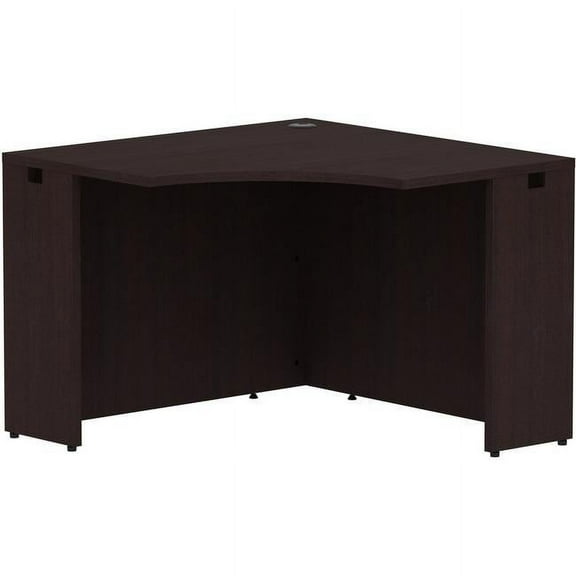 Lorell Espresso Laminate Desk - 42" x 24" x 29.5"Desk, 1" Top - Material: Polyvinyl Chloride (PVC) Edge - Finish: Espresso Laminate
