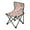 Pink Cute Christmas Icons, variant on 600D Oxford Camping Chair Portable Foldable Chair Supports 220 lbs for Picnic, Fishing, Backpacking Snowmen and Candy Canes Pattern