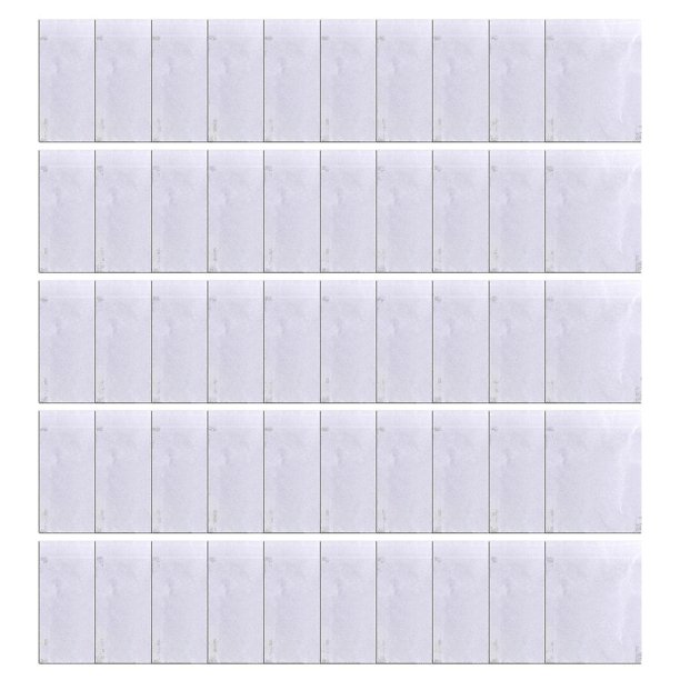 50pcs bolsa de té vacía cadena de papel de filtro sellado en caliente bolsa de té al aire libre de vainilla