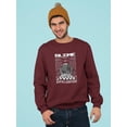 thumbnail image 2 of Planet Earth Illustration Sweatshirt Men -Image by Shutterstock, Male Small, 2 of 4