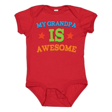 

Inktastic Grandpa is Awesome Gift Baby Boy or Baby Girl Bodysuit