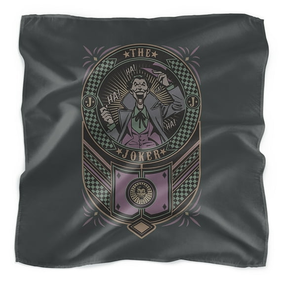 Batman Joker Checkered Sign Bandana (21 in x 21 in)