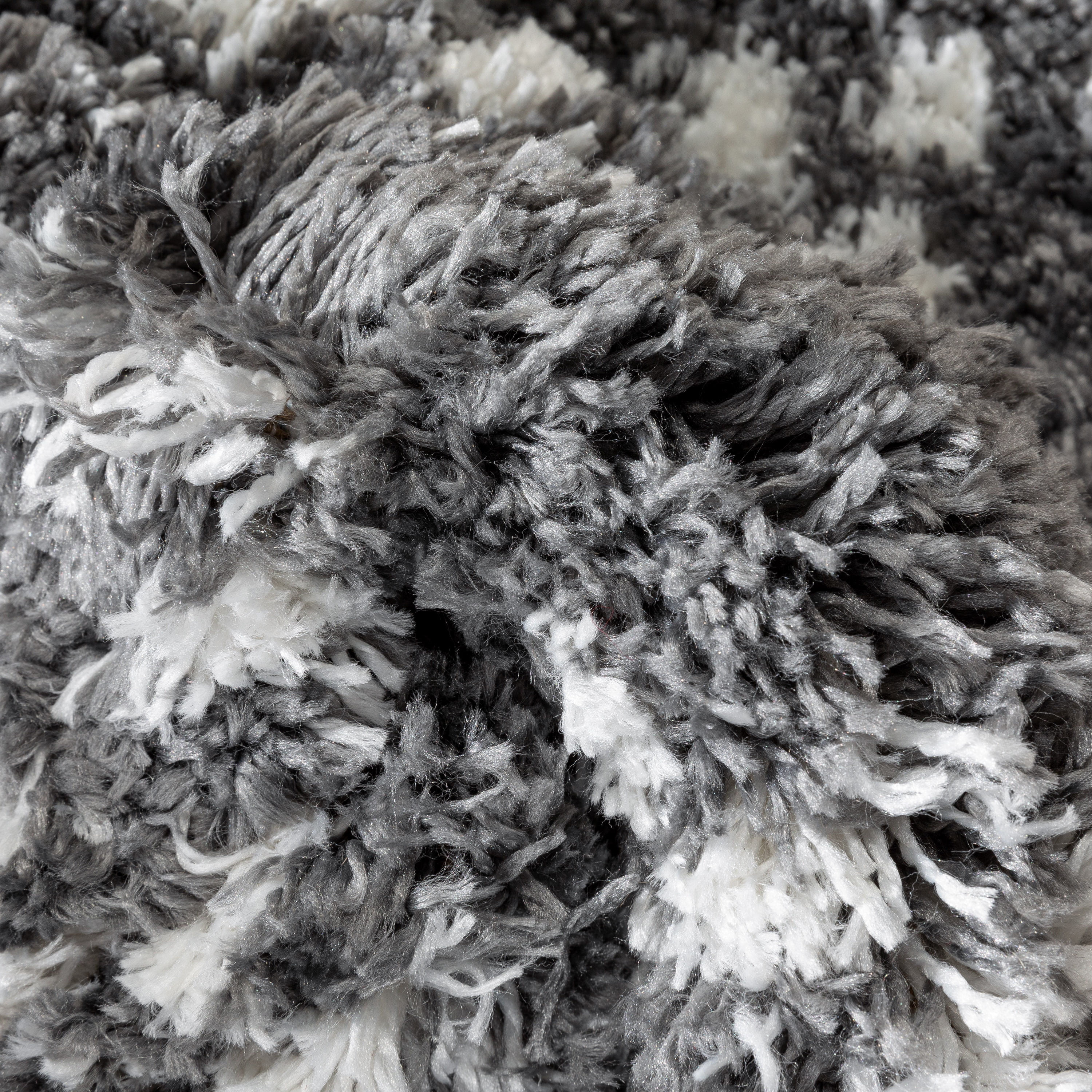 Well Woven Moroccan Area Rug, 9' x 7', Irresistibly thick Shag Pile, Easy to clean