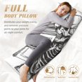 thumbnail image 3 of KLL Ultra Soft Microfiber Body Pillow Cover/Pillowcases 20"x54" with Hidden Zipper Closure-Skeleton Book Lover, 3 of 5