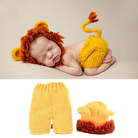 LYUMO Newborn Photography Costume,   Cute Lion Costume  ,Cute Lion Costume Photo Prop Photography Costume for Baby