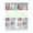 White-92, variant on Pioneer Kitchen Curtains and Valance Set 24 Inch Tier Pink Paper Peony Flowers Curtains Small Drapes for Cafe Living Room Bathroom Farmhouse 3 Pieces Set Rod Pocket