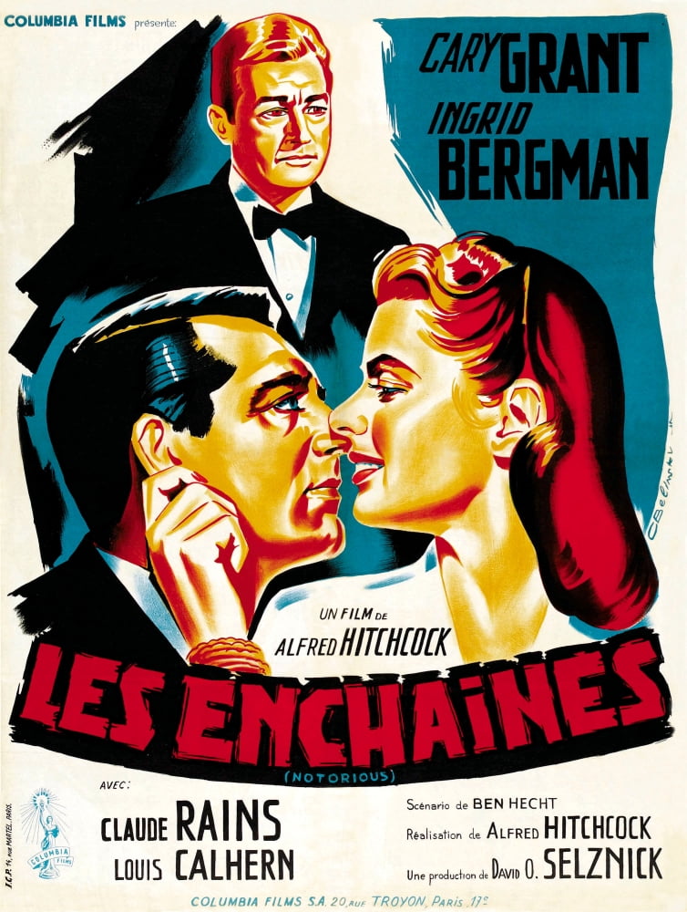 NEW Ingrid Bergman Claude Rains Notorious Movie POSTER 11 x 17 A Cary Grant