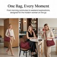 thumbnail image 7 of KXF Multi-layer Nylon Shoulder Bag for Women Large Capacity Crossbody Bag Lightweight Travel Satchel, 7 of 7