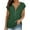 Green, variant on Pejock Women's Zip Short Sleeve Lightweight Sweatshirts Solid Hedging Blouses Shirts Tops Purple L (US Size:8)