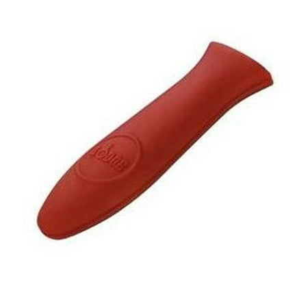 LODGE Silicone Red Hot Handle Holder (Best Oven Mitts For Cast Iron)