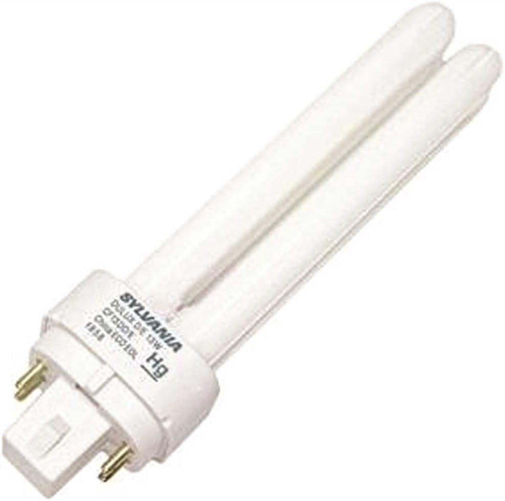 Sylvania 20671 Tube Fluorescent Compact 4 Broches 3500K, 13 Watts, Blanc