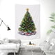 thumbnail image 4 of Tapiz navideño Rectangular, tapiz colgante de pared de tela europea, manta colgante de Navidad, se puede personalizar, 4 of 4