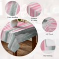 thumbnail image 5 of Pink Gray Table Cloth Waterproof Tablecloths, Contemporary Abstract Gradient Aesthetic Tablecloth Dining Table Cover for Kitchen Party Tabletop Outdoor, Rectangle Tablecloth 60x84 Inch, 5 of 9