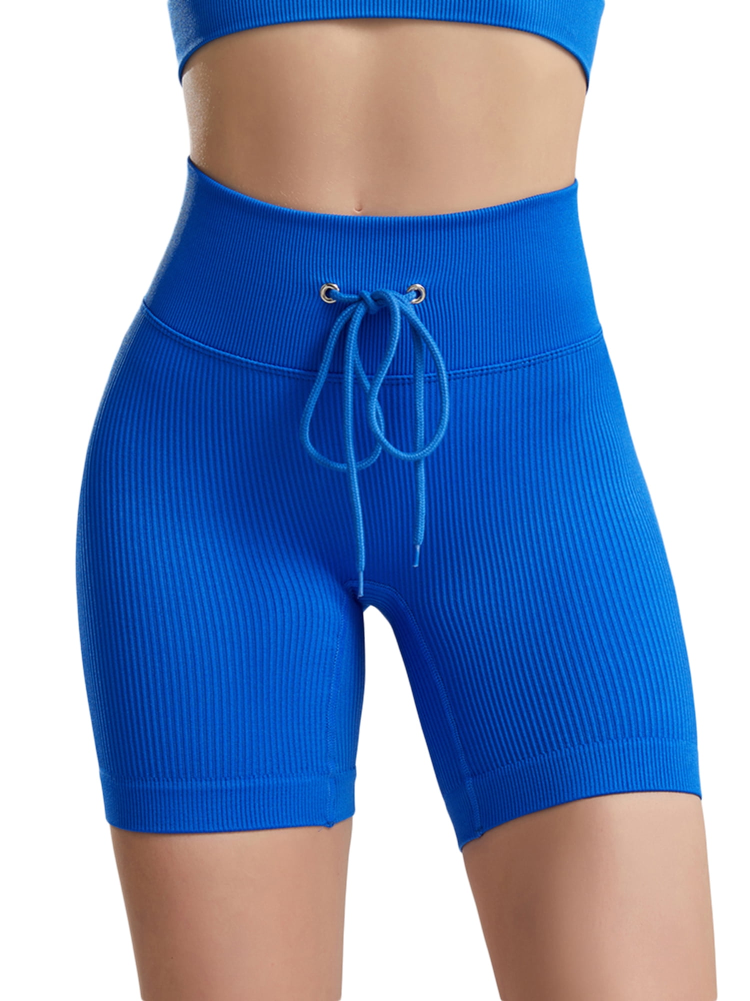 Canrulo Women Ribbed Seamless Workout 
