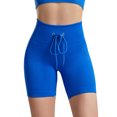 thumbnail image 1 of SAYOO - Calzoncillos de yoga para mujer, cintura elástica con cordón, pantalones cortos de punto ajustados SAYOO  Sexy, 1 of 5