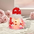 thumbnail image 4 of dajkiuy Lighted Valentines Gnomes Decorations, 8 Inch Gnome Plush Doll Valentine Gift Tabletop Ornament, 4 of 6