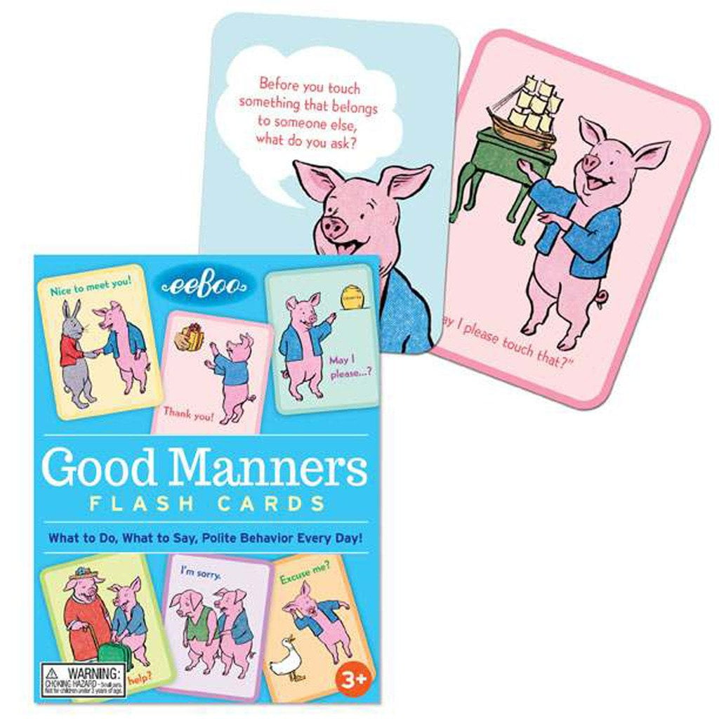 Eeboo Good Manners Flash Cards Walmart Canada