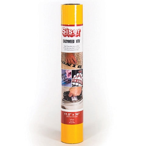 Siser EasyWeed Yellow Heat Transfer Vinyl, 11.8 x 36 inches
