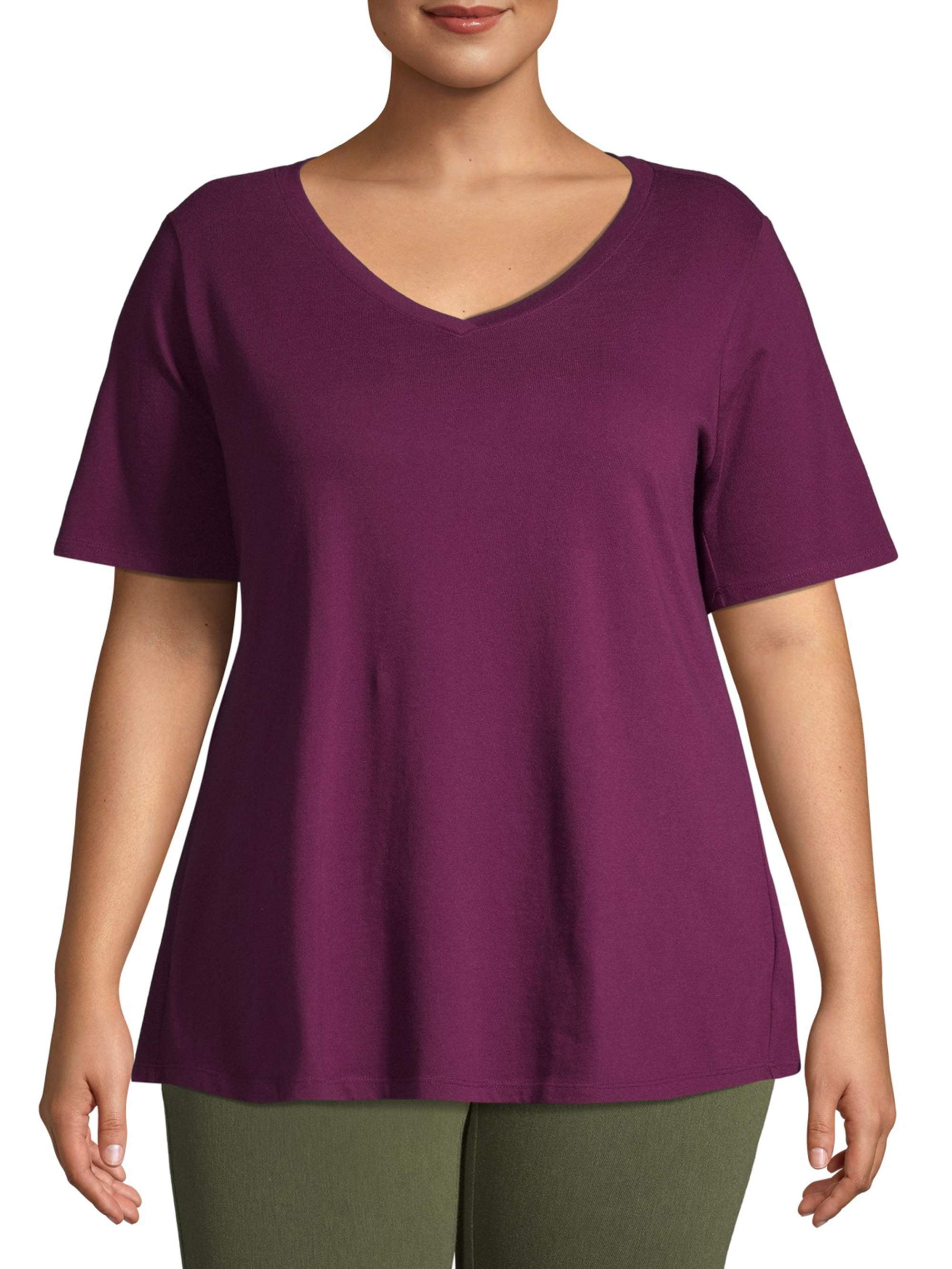 terra & sky v neck t shirt