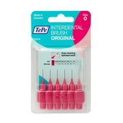 TEPE Interdental Brush Original Cleaners - Dental Brushes Between Teeth 6 Pk, Pink .4mm
