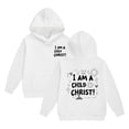 thumbnail image 4 of WERYOUNG Girls Hoodies Fashion Letter Prints Long Sleeve Hooded Sweatshirts With Pocket For Kids Cozy Graphic Pullover Hoodie Stylish Tops 2-3 Years, 4 of 4