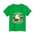 thumbnail image 4 of mgoYE 250th Anniversary Gifts USA T-Shirt Boys Girls 250 Years America Anniversary Shirt Girls Boys 250th Independence Day Freedom Shirt USA Flag Star and Stripes Tee(Green,9-10 Years), 4 of 4