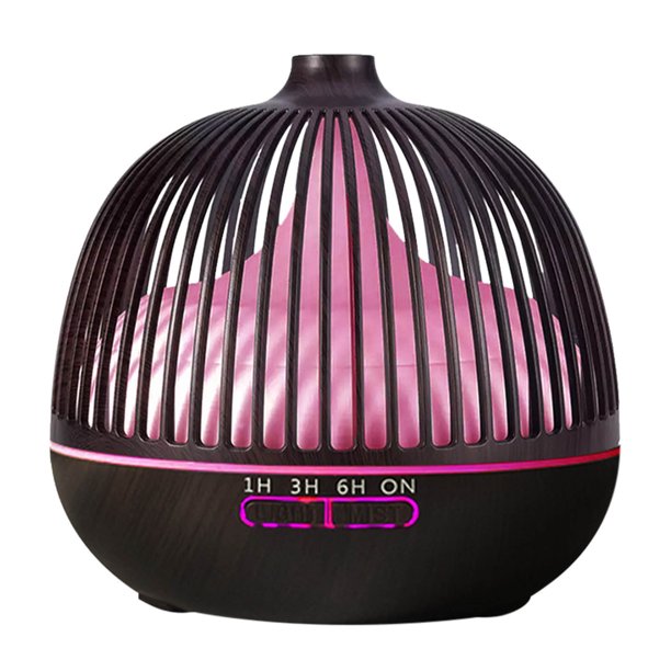 Humidificador Ultrasónico en Forma de Jaula para Pájaros 500ml | Difusor de Aceites Esenciales | Niebla Aromática | Funcionamiento Silencioso | Apagado Automático | Diseño Decorativo | Para