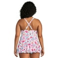 thumbnail image 3 of Catherine Malandrino Women's Plus Size Plunge Halter Tankini Top, 3 of 3