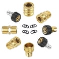 thumbnail image 3 of Adaptador de lavadora de alta presión perfecl 8 Piezas accesorios de manguera de jardín 3/4' a liberación rápida, 3 of 8