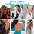 thumbnail image 4 of Body moldeador de cuerpo con escote en V profundo para mujer, Body sin tirantes y sin espalda, ropa moldeadora, 4 of 5